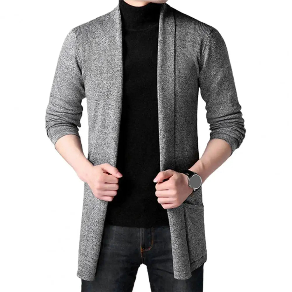 Useful Cardigan Sweater All Match Autumn Knitting Sweater Men Winter Knitting Sweater Coat