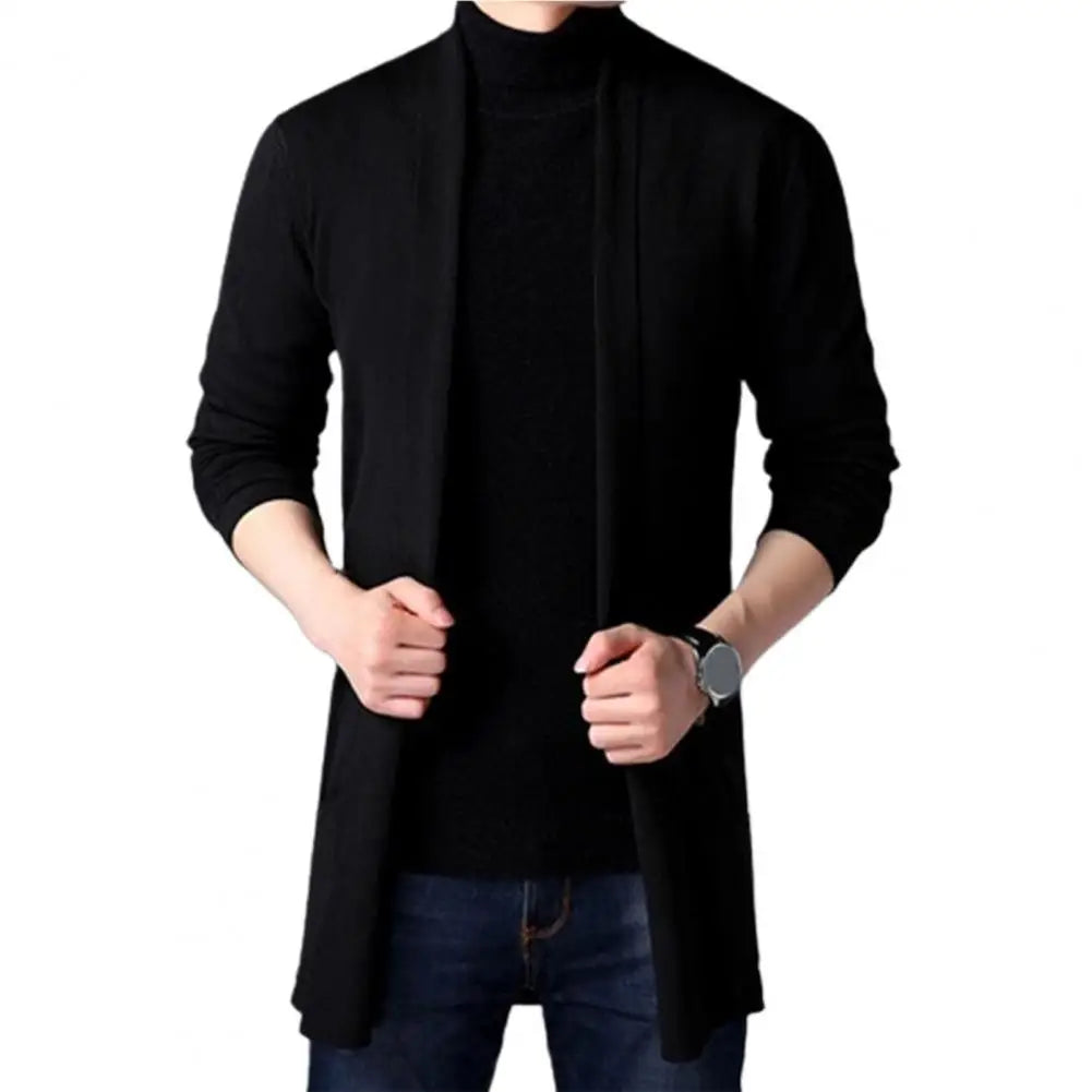 Useful Cardigan Sweater All Match Autumn Knitting Sweater Men Winter Knitting Sweater Coat