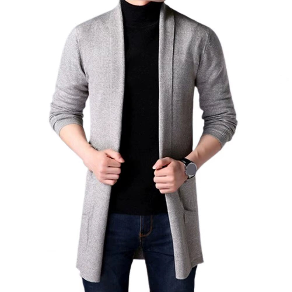 Useful Cardigan Sweater All Match Autumn Knitting Sweater Men Winter Knitting Sweater Coat